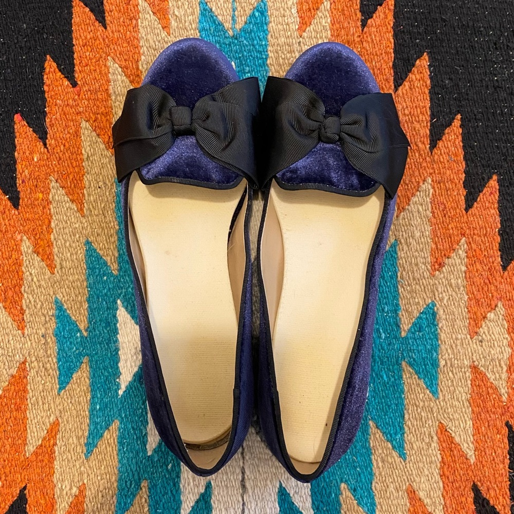 Lord & Taylor Risner-2 Navy Ballet Flats Women’s Shoe- Size 8- NWT